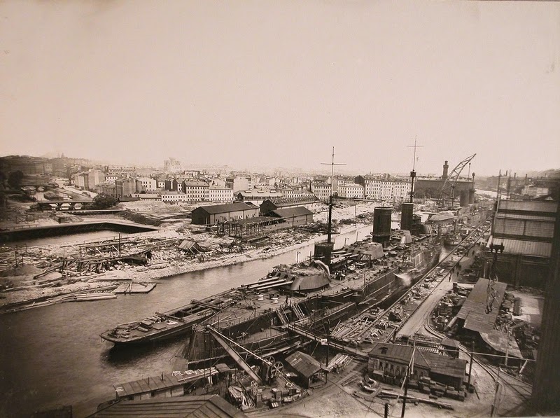 Pictures of Russian Battleship Gangut, 1911 vintage everyday