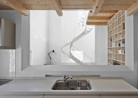 Hokkaido Vertical White House Design with More Loft and Platforms Hokkaido Vertical White House Design with More Loft and Platforms