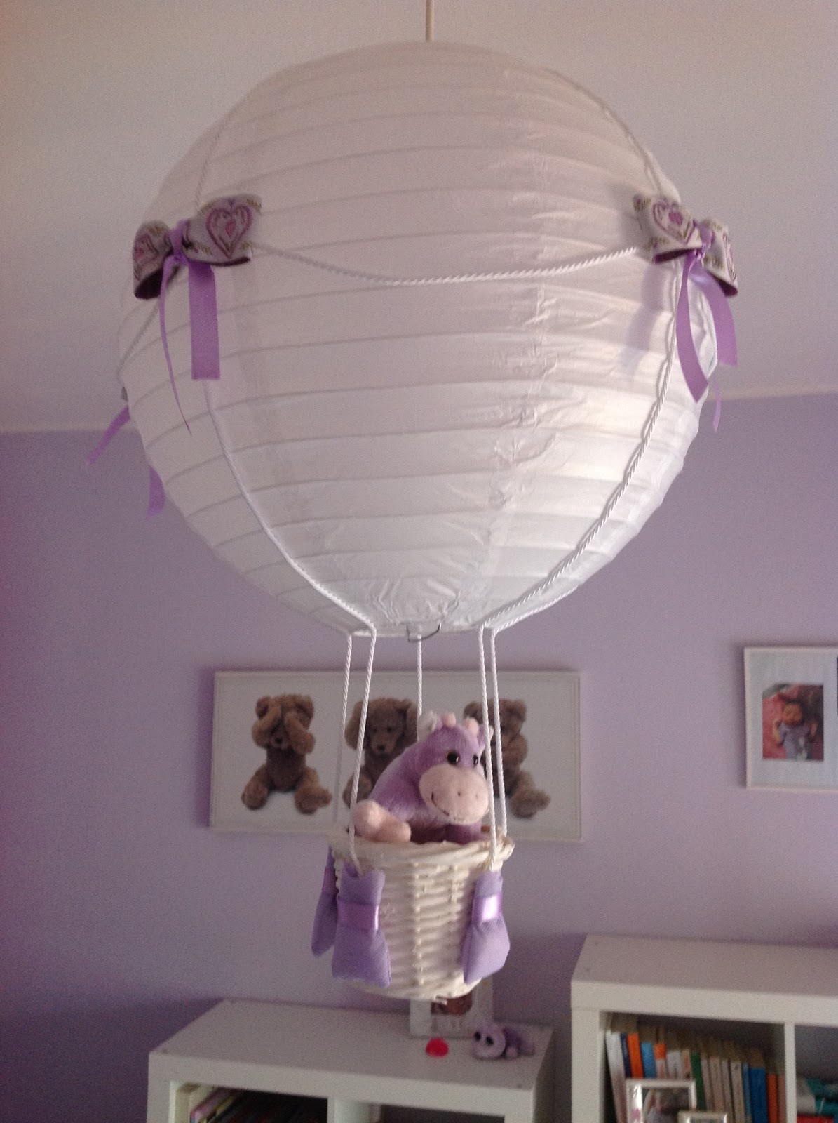 Le creazioni di melie: lampadario cameretta bimba Colori cameretta bimba