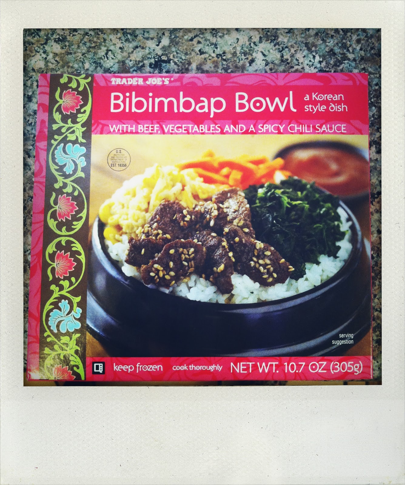 Trader Joe's Prose (and cons) Bibimbap Bowl