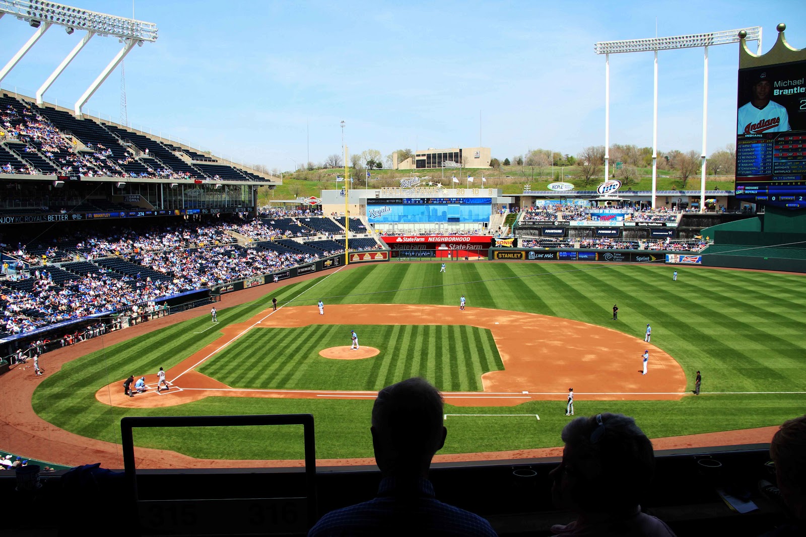 Iowa Grasslands Kansas City Baseball Game