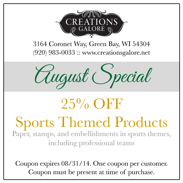 Creations Galore Blog A Coupon For You