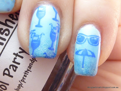 Pretty & Polished Pool Party with stamping