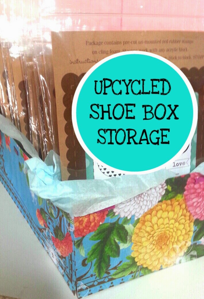 Waving My Wand Upcycled Shoe Box Storage