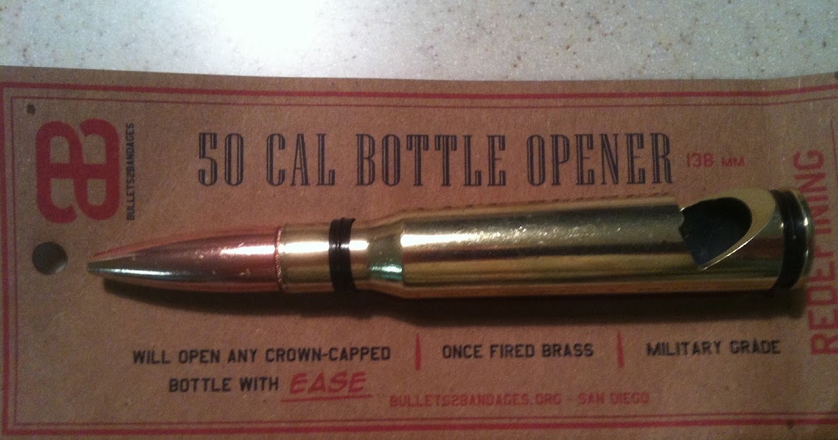 Musings Over a Barrel 50 Cal Bottle Opener