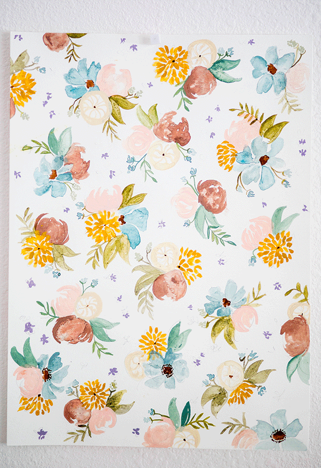 WILDFLOWERS BLOG SKETCHBOOK 02 FLORAL PATTERN