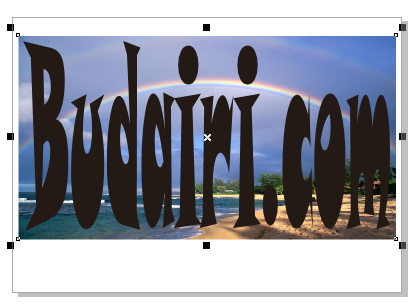 Cara Mewarnai Teks dengan Gambar di CorelDraw 4 Cara Mewarnai Teks dengan Gambar di CorelDraw