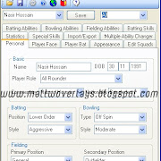 Download Player Editor 07 v6.0.3.1 Beta for EA Cricket 07