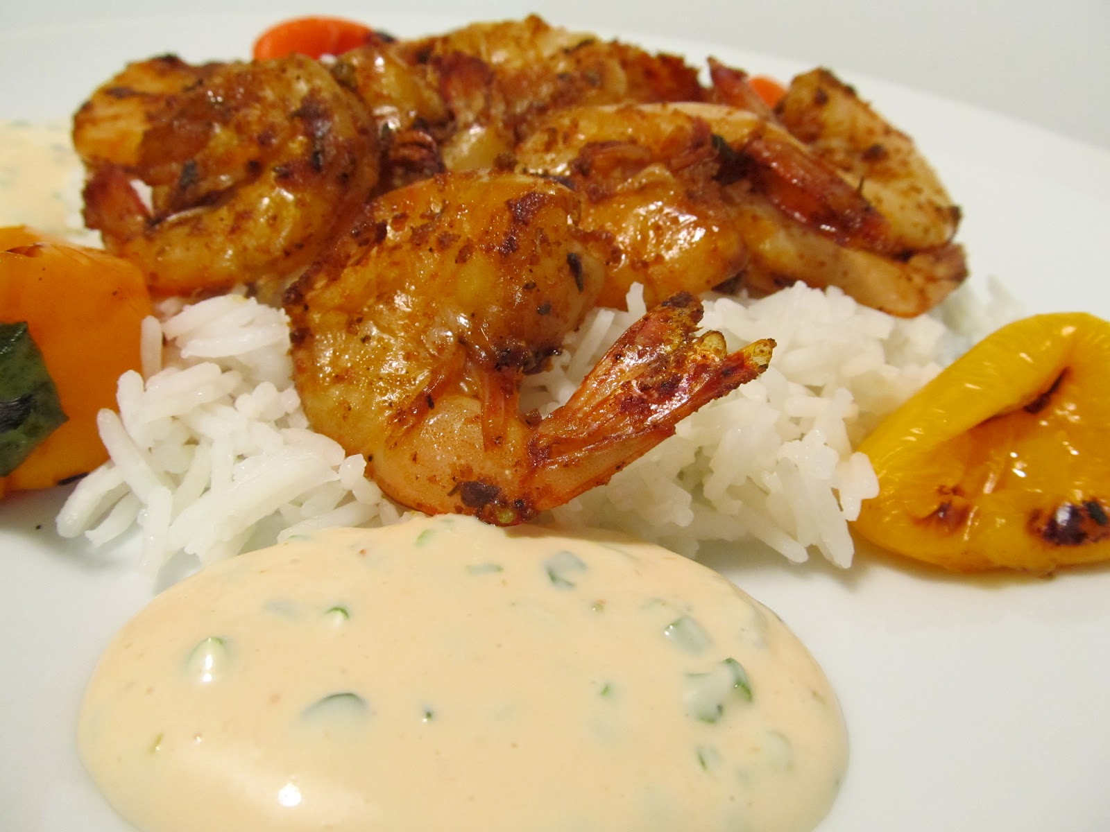 Jenn's Food Journey Cajun Spiced Grilled Shrimp with Remoulade