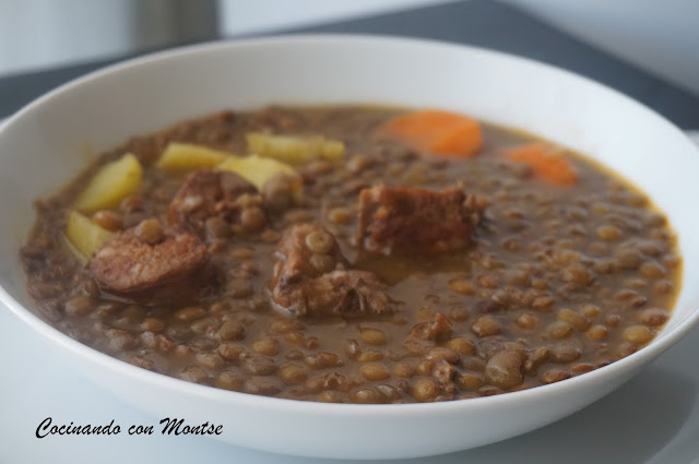 Lentejas Guisadas Con Chorizo
