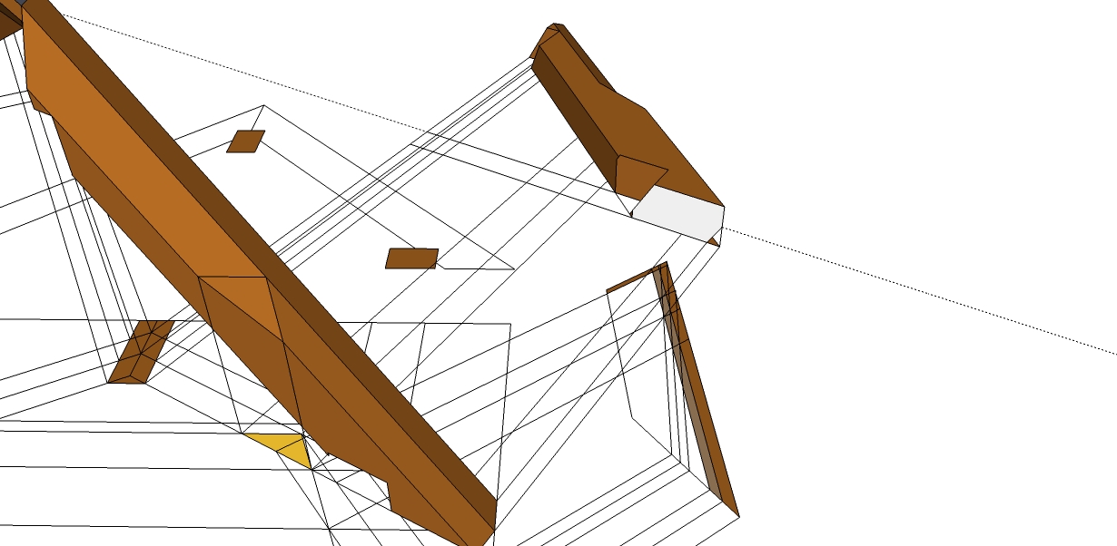 Roof Framing Geometry The single sided hip sprocket