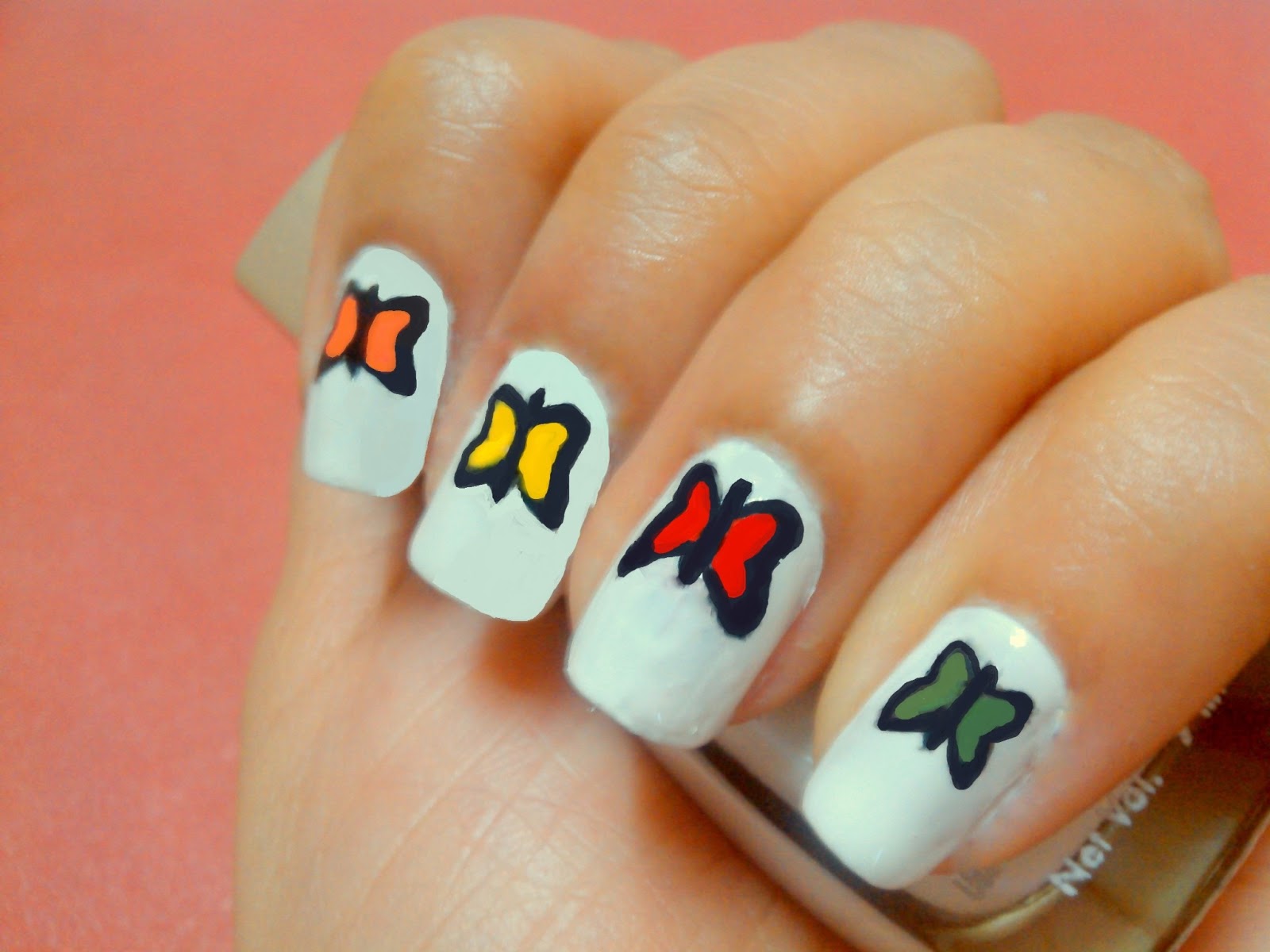 Step-by-Step Butterfly Nail Art Tutorial - wide 2