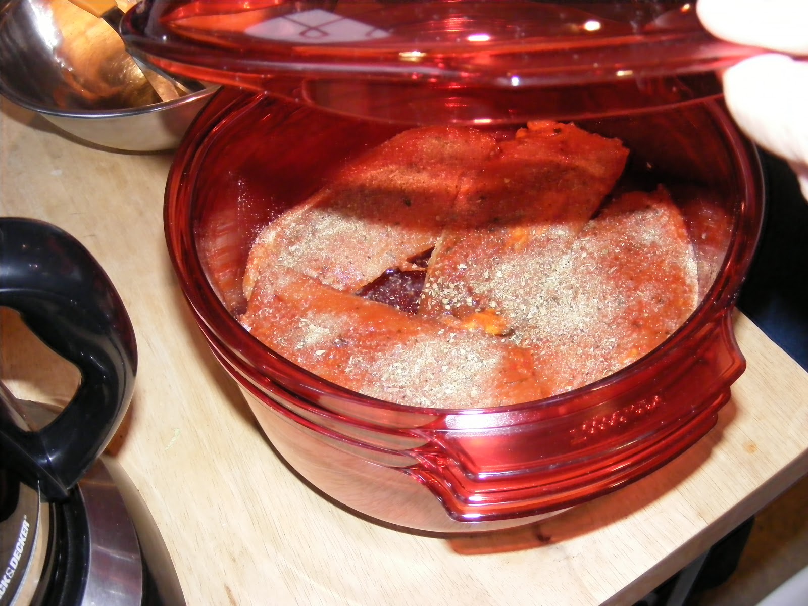 Rita HutchesonCobbs Soy Chicken and Rice Recipe using the TupperWave