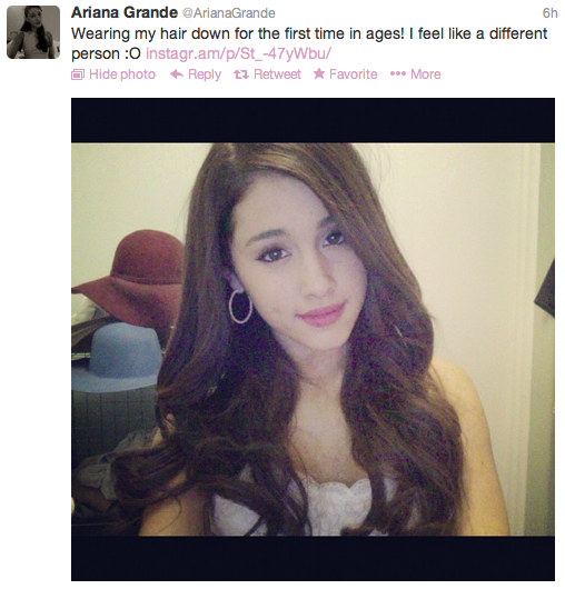 Amazing Ariana Grande Ariana S Ombre Hair Ariana Wearing Her