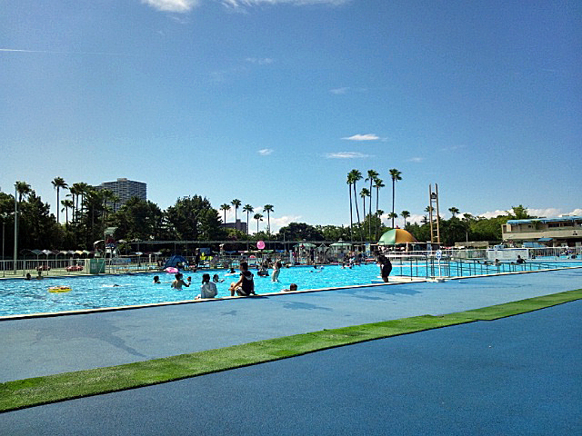 パパだっこ 久宝寺プール