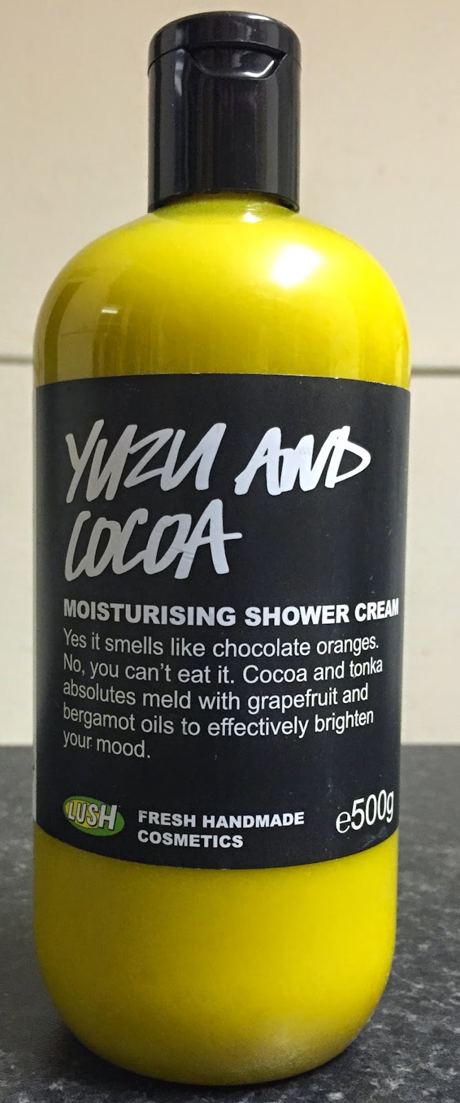 All Things Lush UK Yuzu And Cocoa Shower Cream