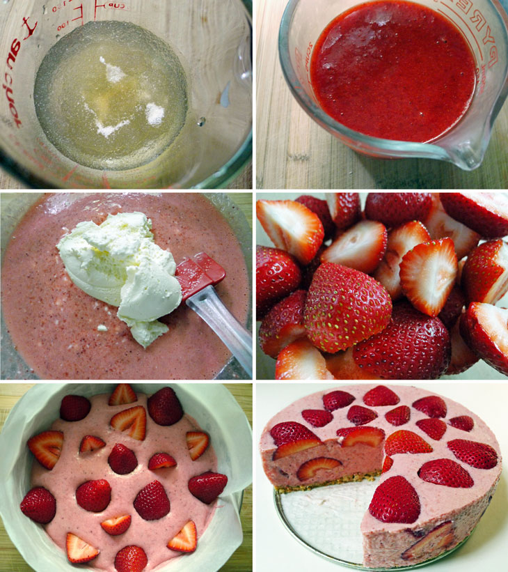 Cooking Weekends Strawberry Yogurt Cream Cake