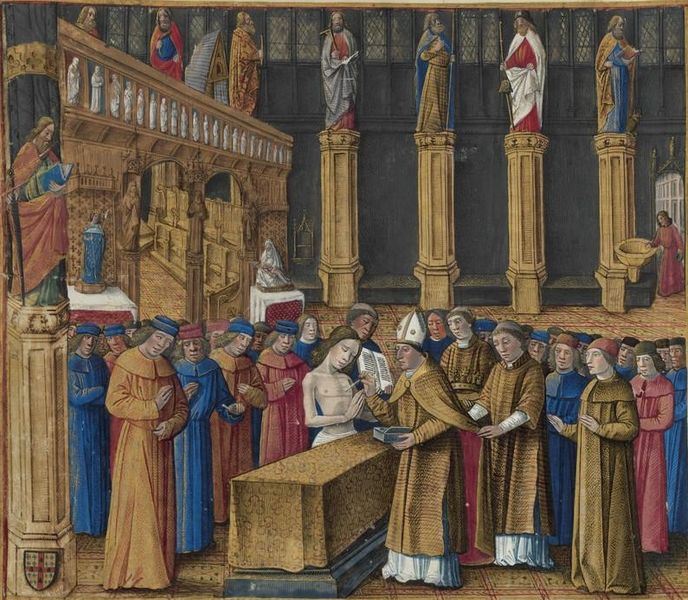 Un dermatólogo en el museo Balduino IV el leproso, rey de Jerusalén