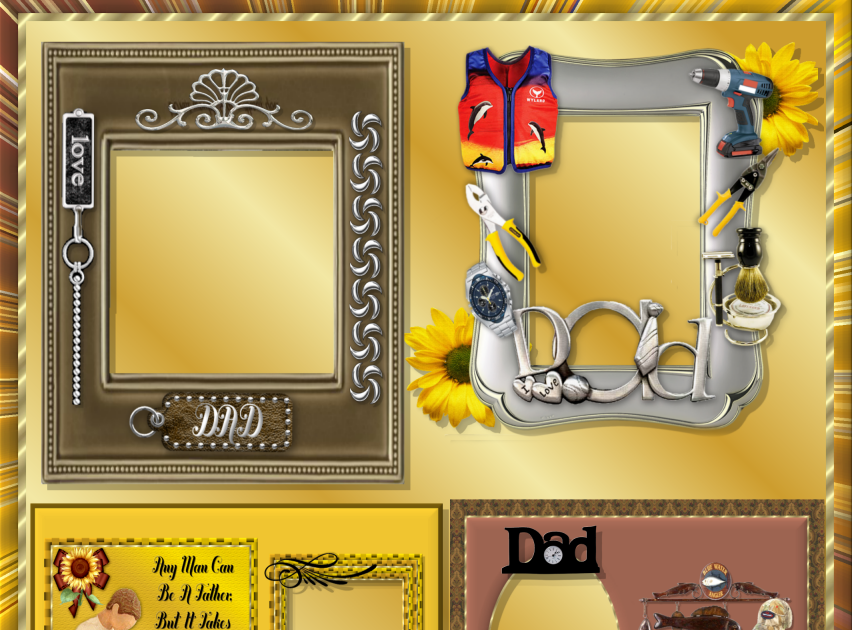 Creative Elegance Designs Father's Day Frames