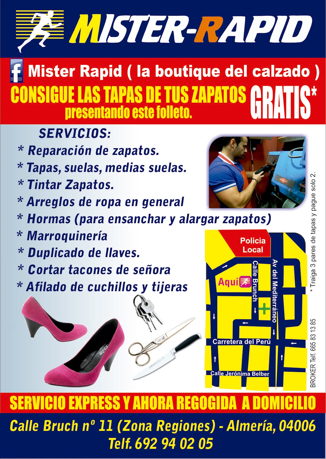 Broker Soluciones Gráficas Muestra de publicidad de taller de