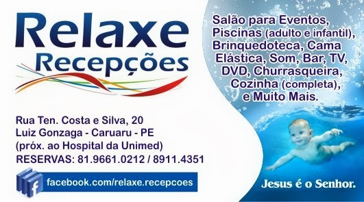 Relaxe Recepções