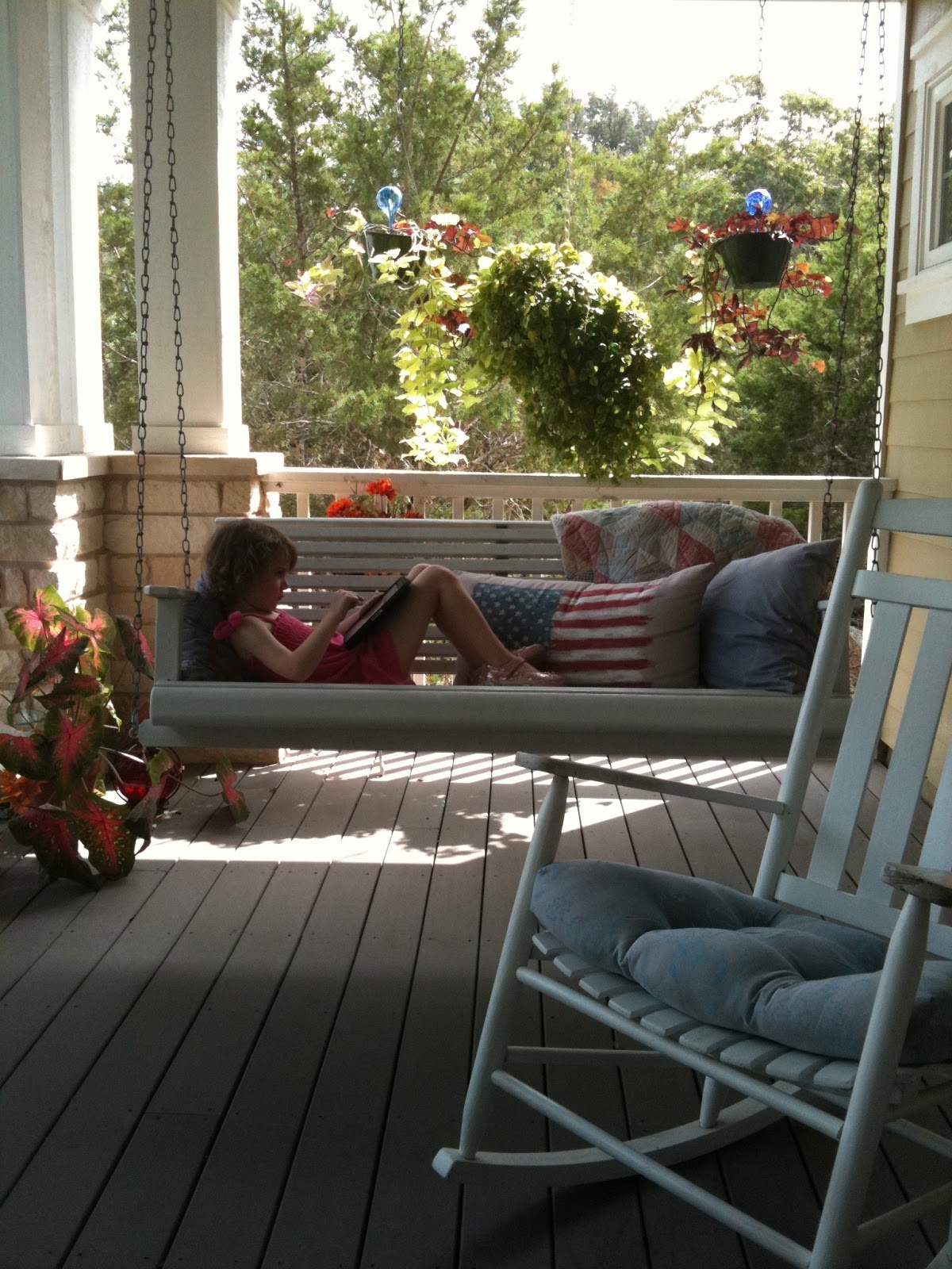 Quotes Sitting On Porch Swing. QuotesGram