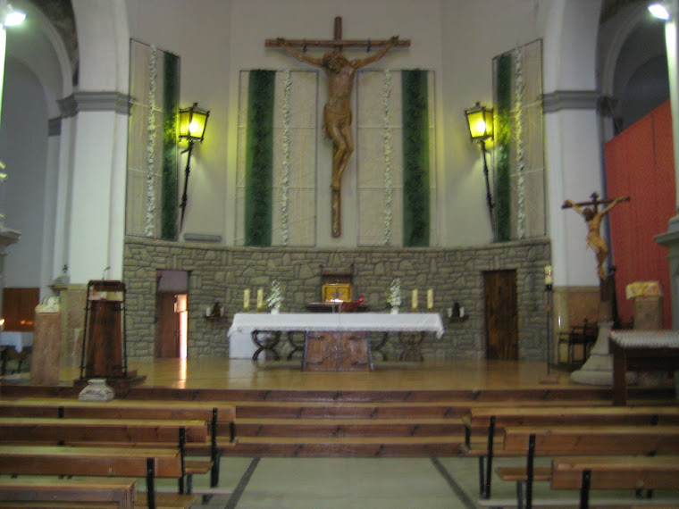 Altar Mayor de la iglesia.