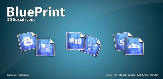 BluePrint 20 Social Icons BluePrint 20 Social Icons