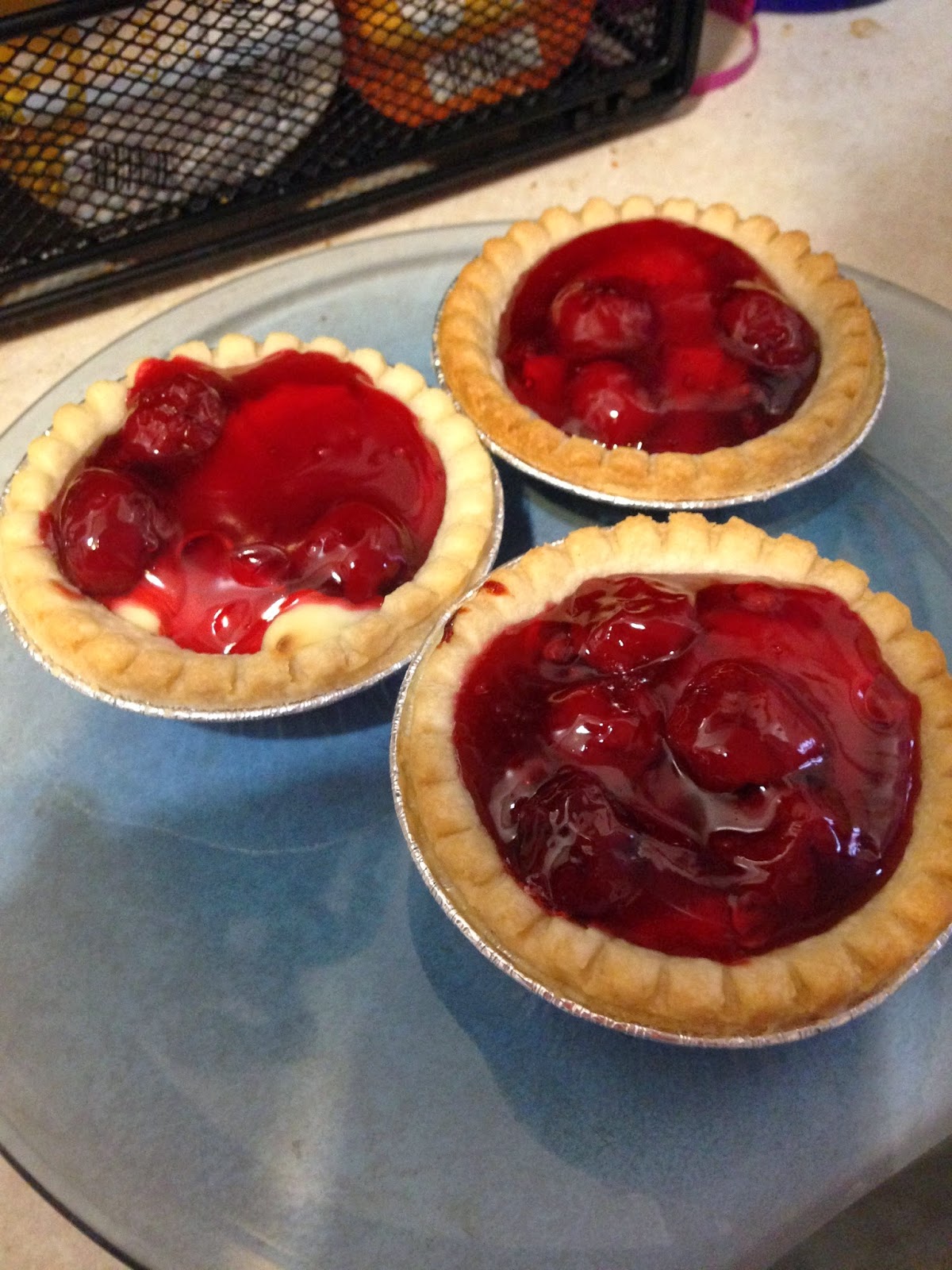 Cherry Cream Cheese Tarts