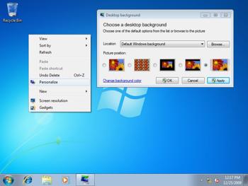 Cambiar fondo pantalla Windows 7 Started
