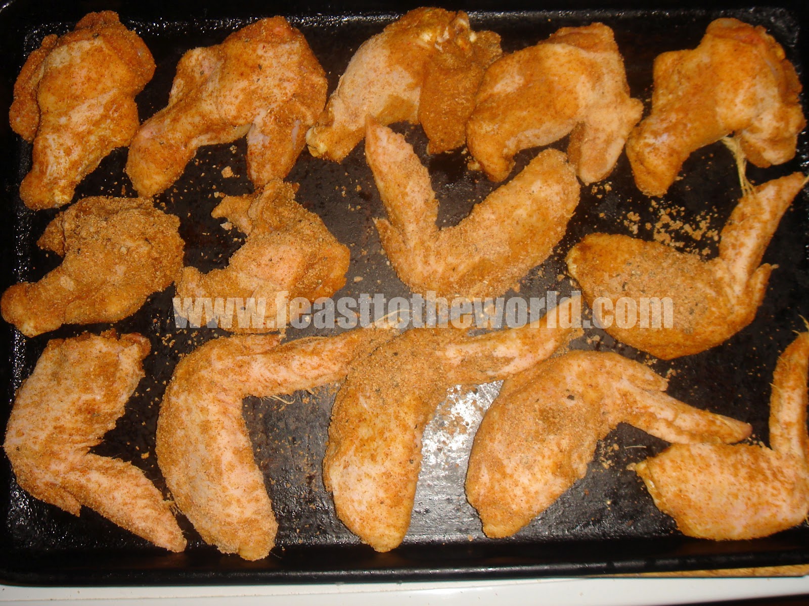 FEAST to the world Late Night Spicy Chicken Wings (Kebab Free)