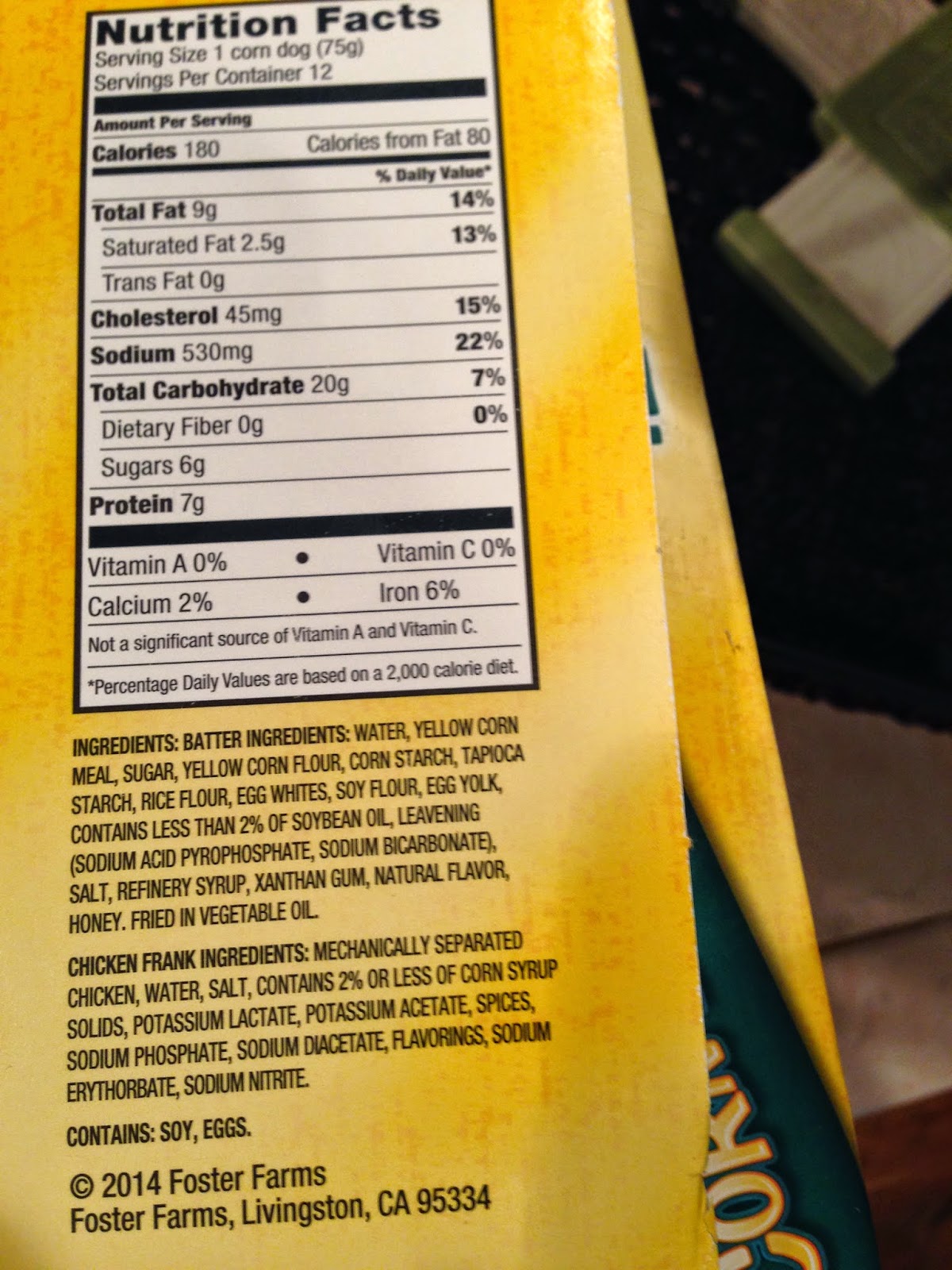 Primal Bites Product Review Foster Farms Gluten Free Corn Dogs