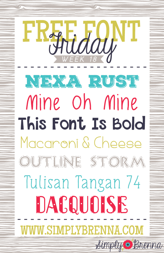 free font downloads simplybrenna fonts
