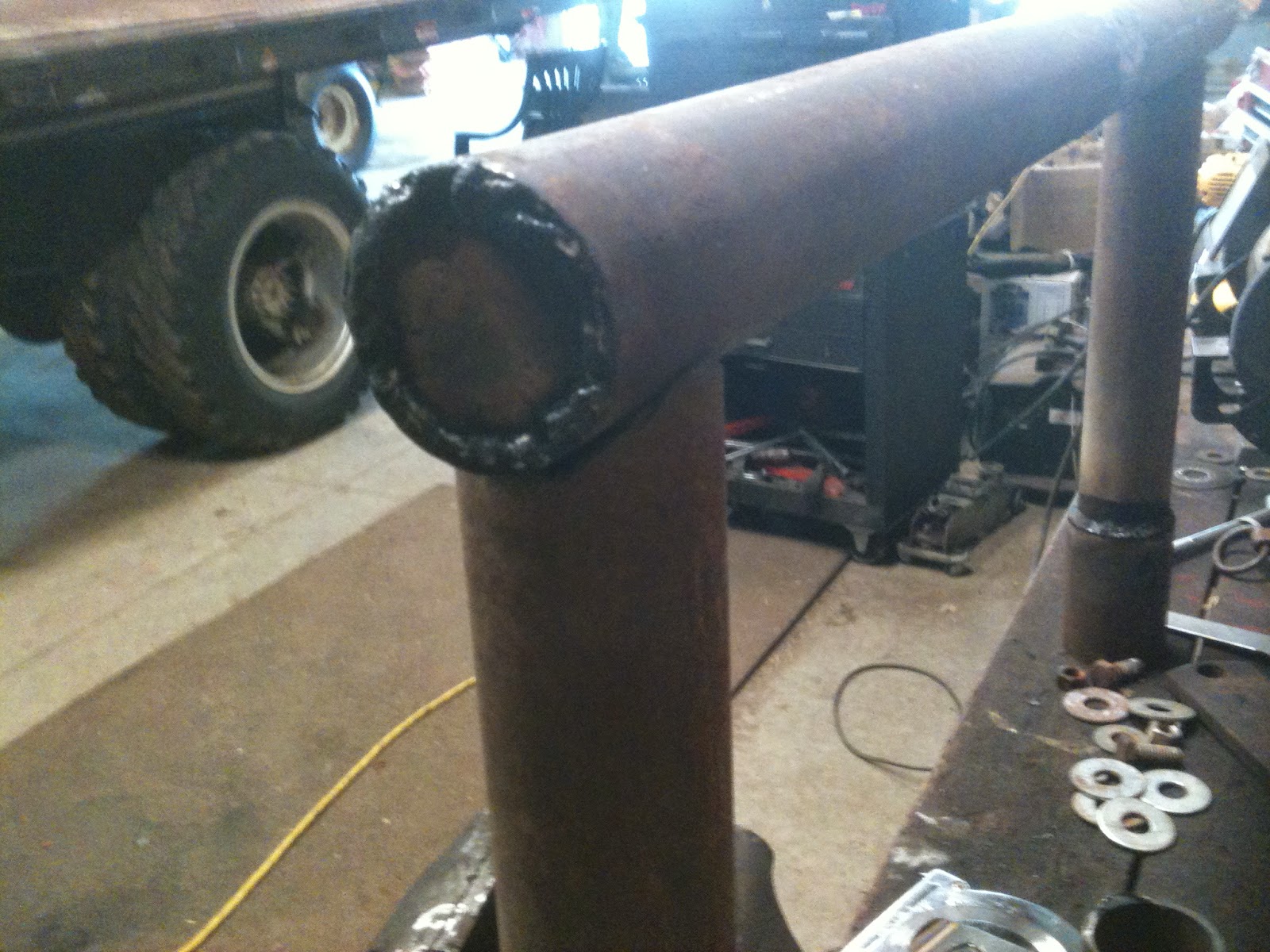 Watch Out For The Bull Building Pipe Fence The Simple Little Tool