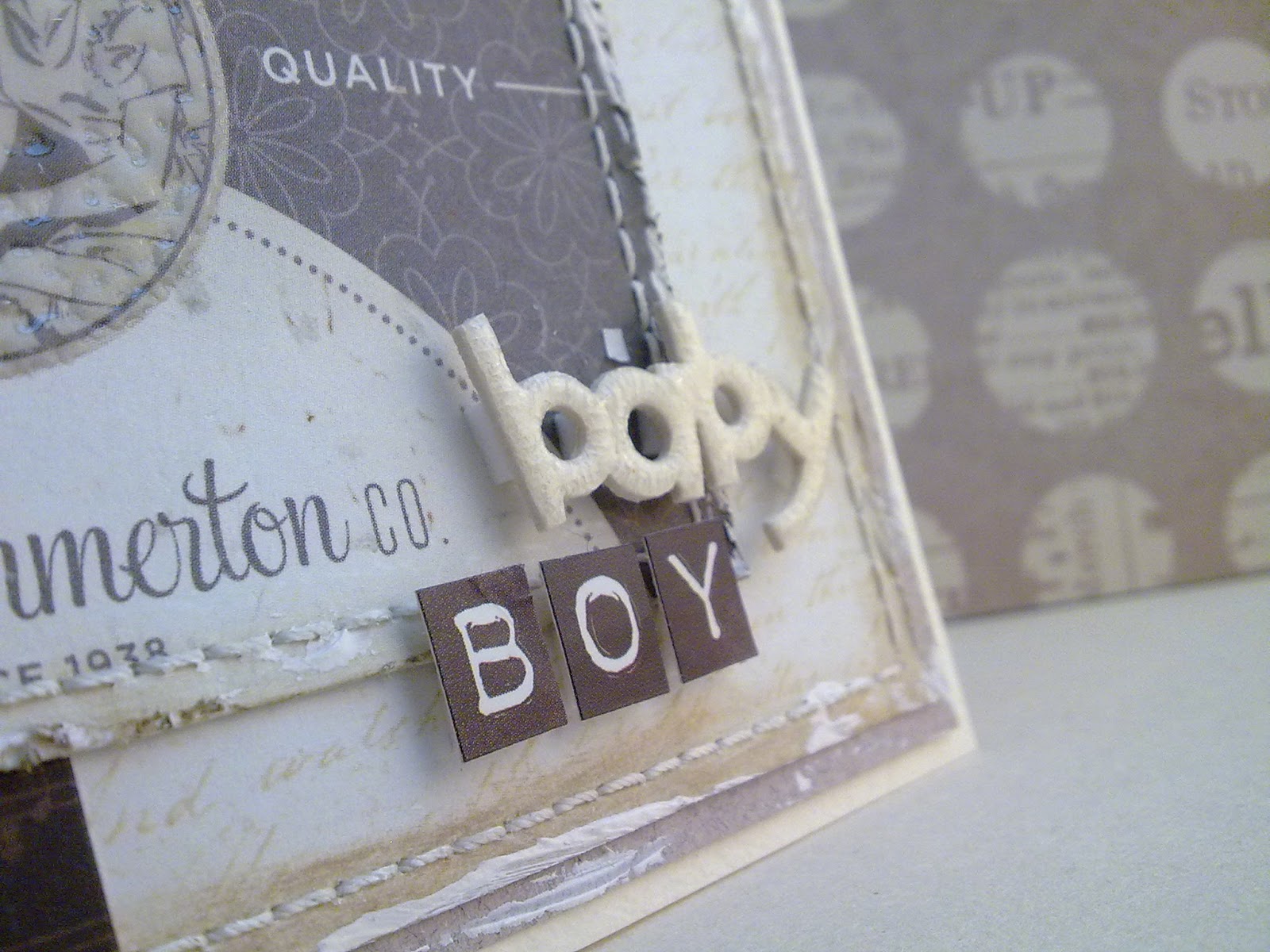 Необычная открыточка для малыша baby boy