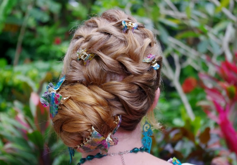 Braids Hairstyles For Super Long Hair Basket Weave Updo