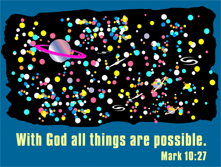 Free Christian Wallpapers: With God All Things are Possible Bible Quote