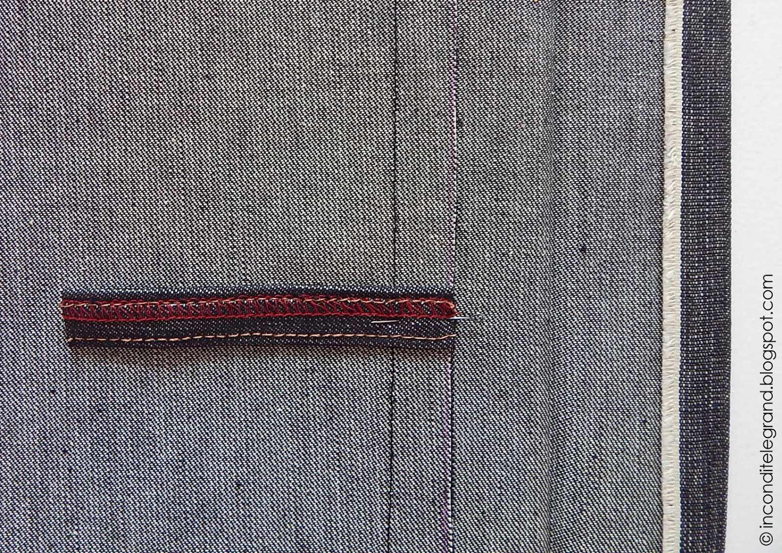 Lockstitch and Two Smoking Needles Sewing Tutorial Attaching belt