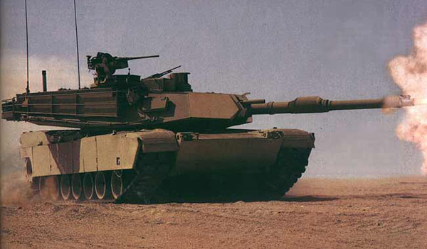 Abrams Tank Shooting