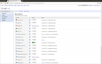 Apply your own Google+ API key Apply your own Google+ API key