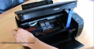 a picture showing you how to open the printer’s lid a picture showing you how to open the printer’s lid