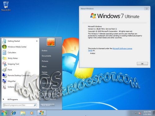 Arabic Windows 7