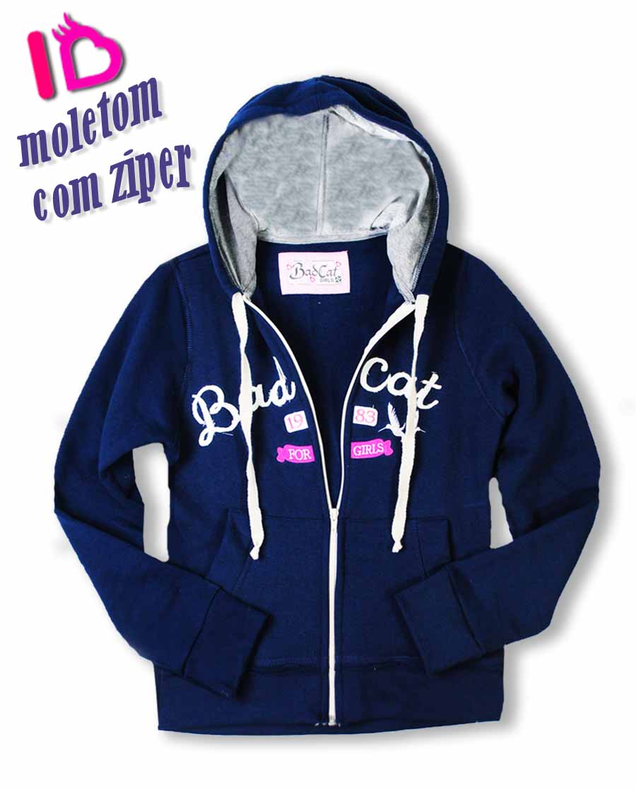 moletom feminino bad cat