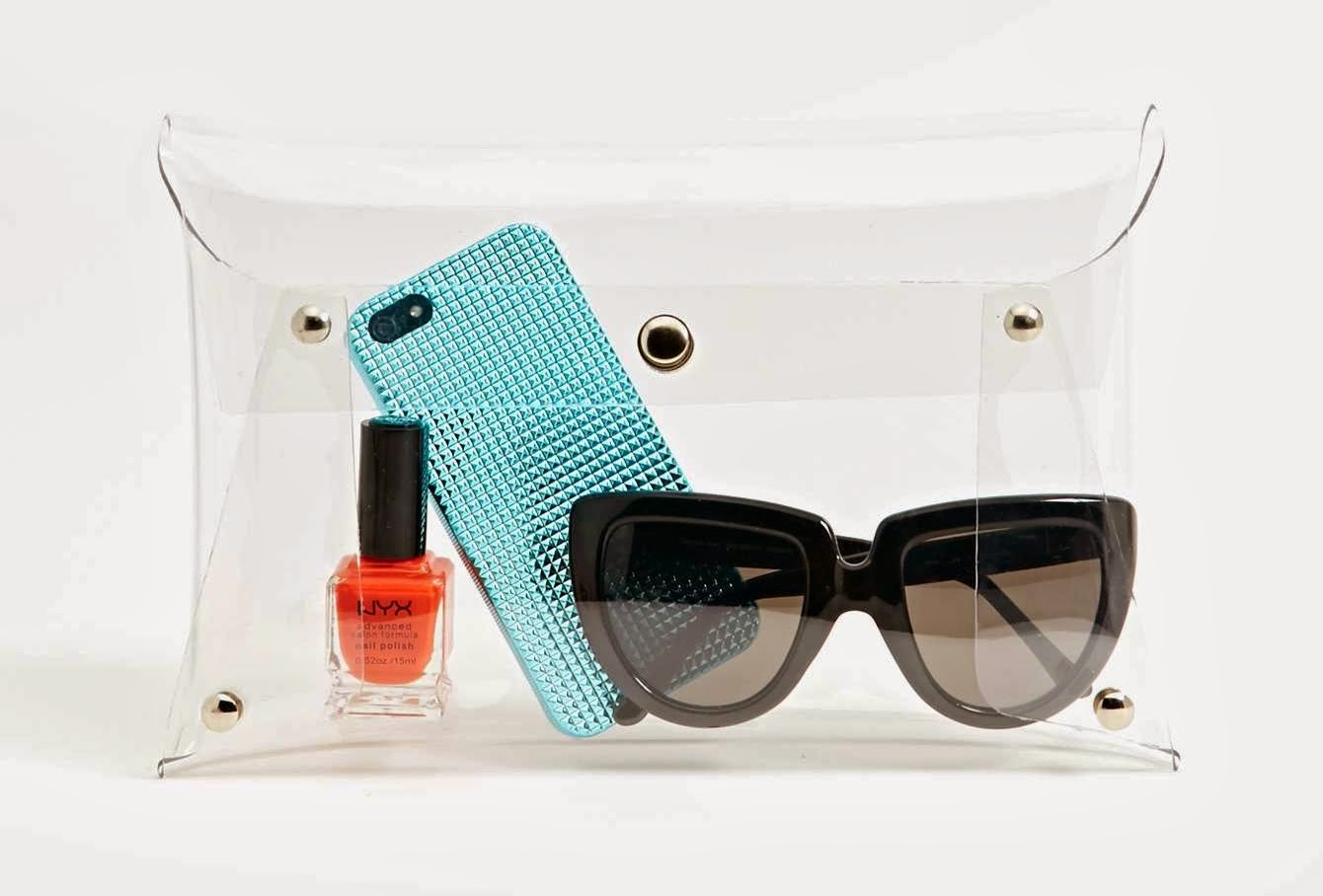 DIY Clear Envelope Clutch