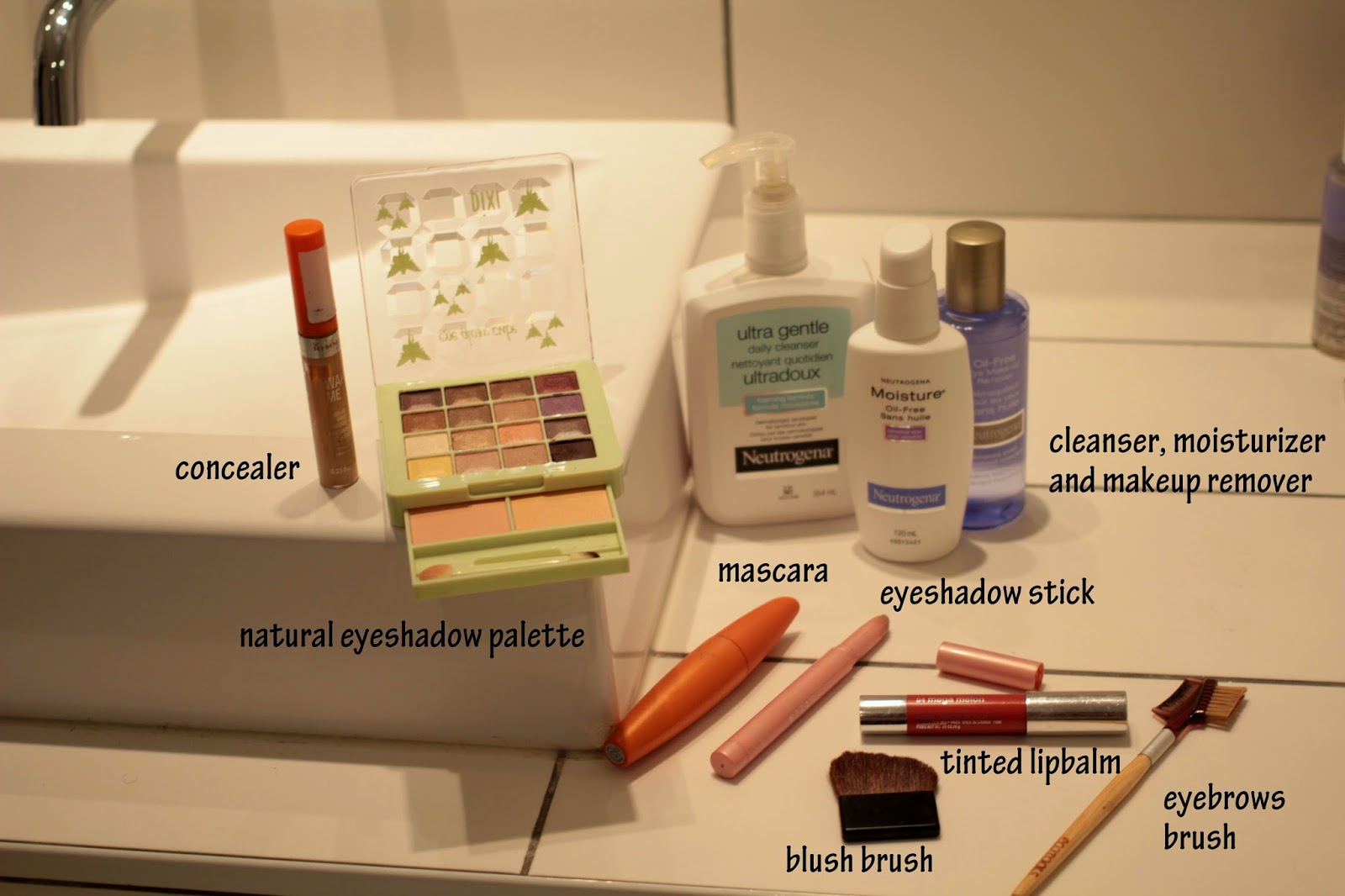 easy makeup tutorial for beginners, tutoriel maquillage facile pour les débutants, easy makuep tutorial, makuep beginner,