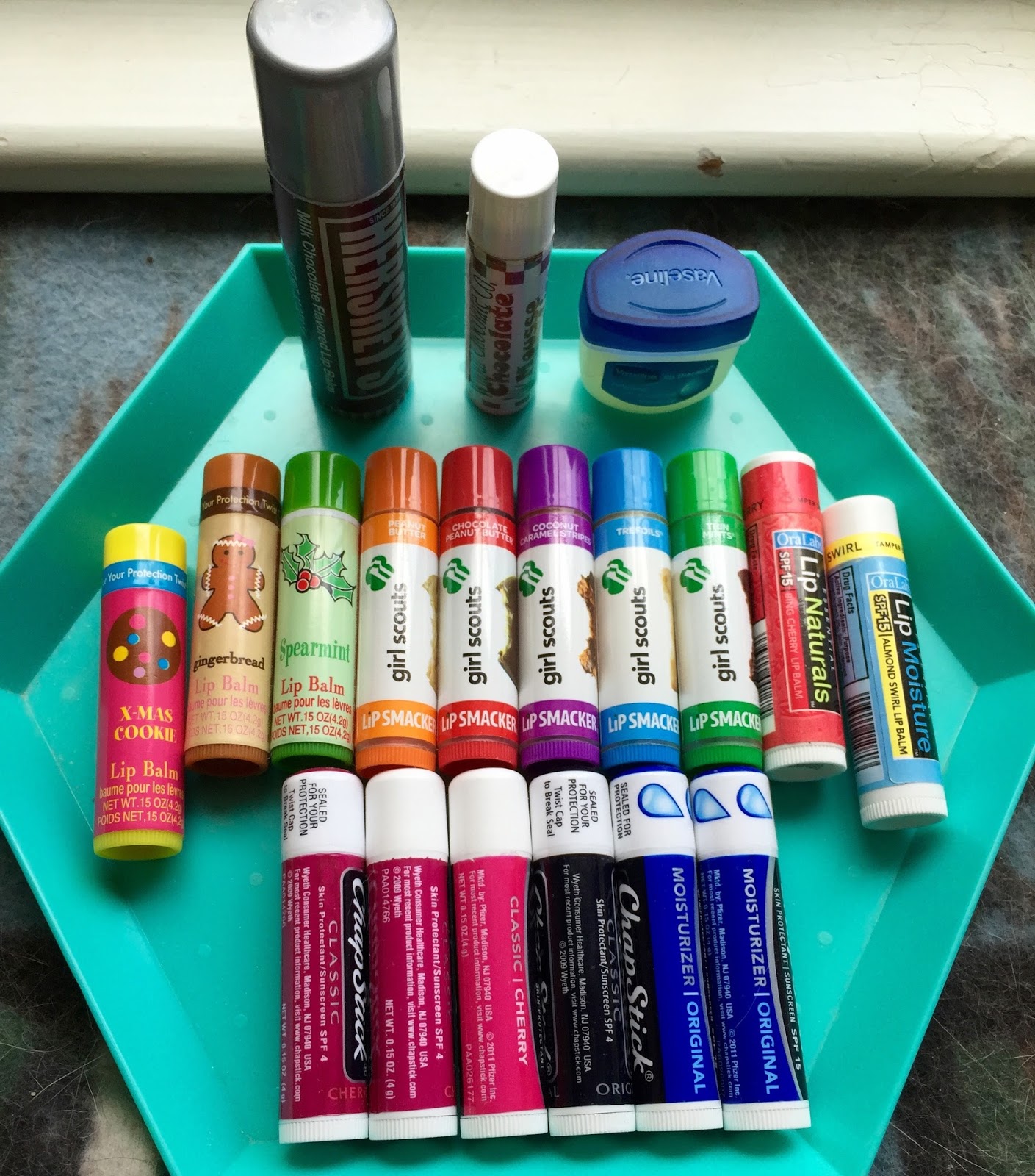 It's chapstick, and chapped lips, and things later chemistry