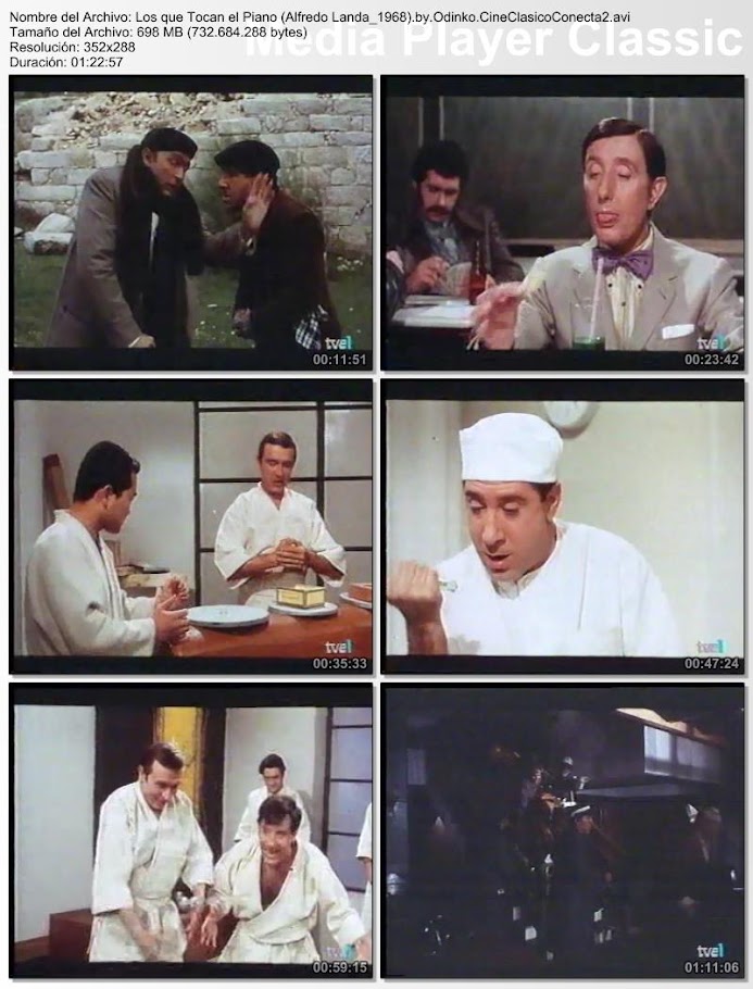 Los que tocan el piano | 1968 | Capturas de pantalla Los que tocan el piano | 1968 | Con Alfredo Landa