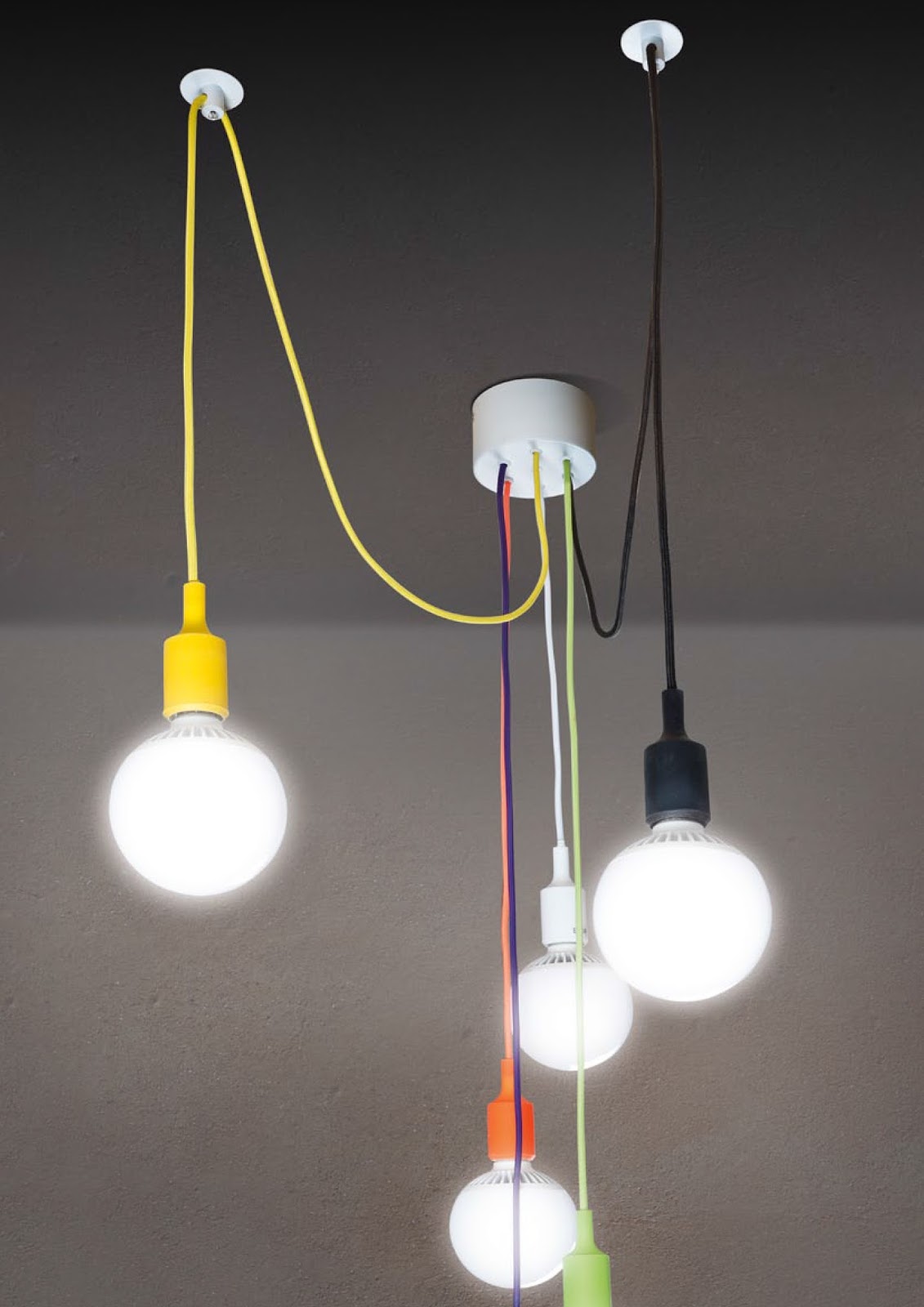 Illuminazione led casa: linea fluo: novità colorate per lampadine ...