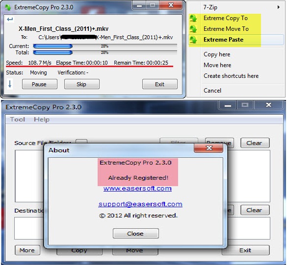 ExtremeCopy Pro 234 With Serial Keys - piratecitynet
