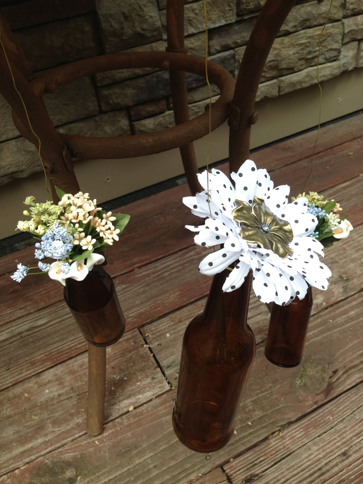 DIY bottles Jersey Girl, Texan Heart